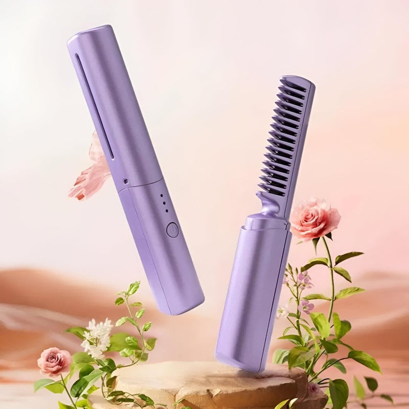 Hair Iron - Advanced Heat Control Technology and Lightweight Design for Effortless Styling Every Time (Model 3 Purple Color)