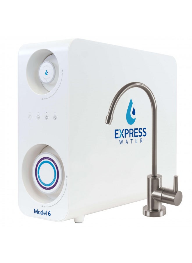 Express Water 600 GPD Tankless Reverse Osmosis System - 2:1 Pure to Drain Reverse Osmosis Water Filter System, Easy Install, Quick Twist Filters RO Water System - RO System Under Sink, Brushed Nickel - pzsku/Z4E5939FEFC2F489C507EZ/45/_/1731696508/9a2cb16e-a0d3-4e21-ac8e-a10540a48332