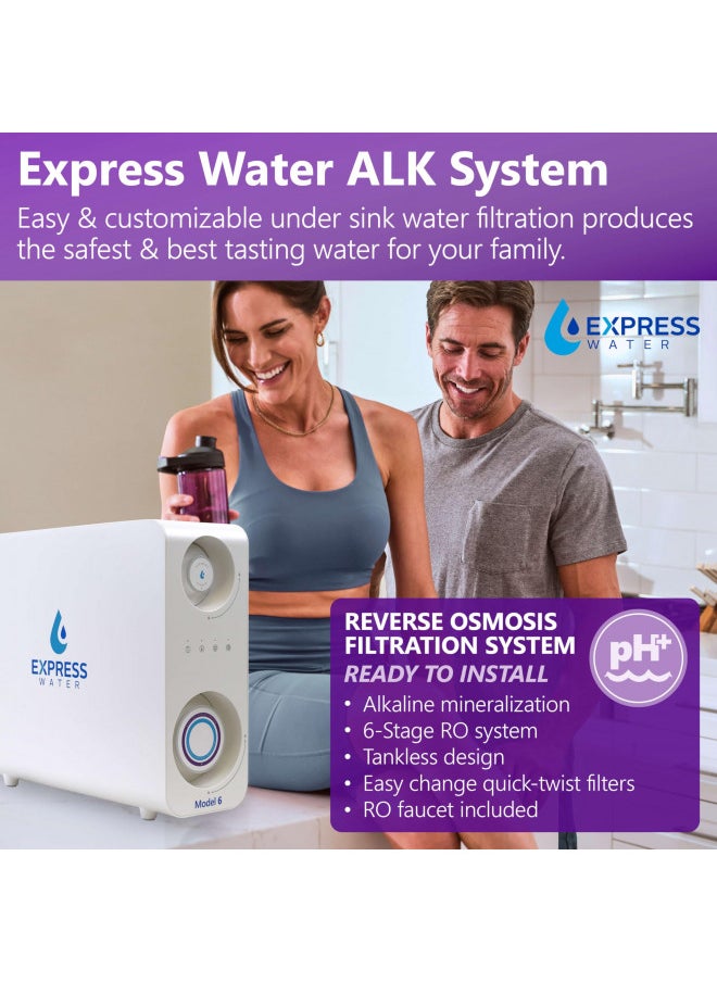 Express Water 600 GPD Tankless Reverse Osmosis System - 2:1 Pure to Drain Reverse Osmosis Water Filter System, Easy Install, Quick Twist Filters RO Water System - RO System Under Sink, Brushed Nickel - pzsku/Z4E5939FEFC2F489C507EZ/45/_/1731696514/4c74627d-a908-40e7-83a9-b140846ad2ba