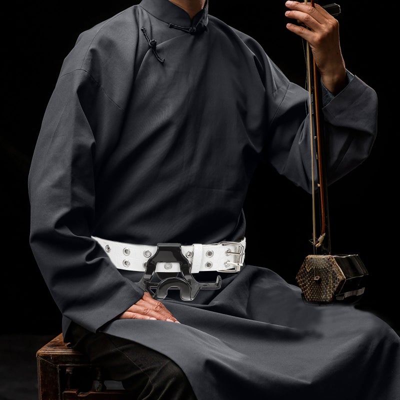 1 Set of Standing Type Erhu Bracket Portable Erhu Bracket Waist Holder with Belt - Image 2