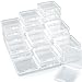 RAINFLOW 30PCS Bead Organizer Box Small Plastic Storage Containers Rectangle Mini Clear Boxes with Lid for Diamond Painting Art Accessories Diamond Art Beads DIY Jewelry Nail197inch - Image 2