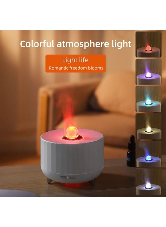 White Ultrasonic Essential Oil Diffuser 7 78oz With Timer Auto Shut Off - Image 2