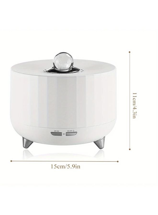 White Ultrasonic Essential Oil Diffuser 7 78oz With Timer Auto Shut Off - Image 5