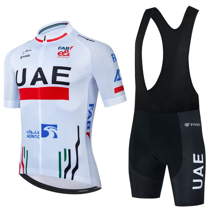 Men's UAE Cycling Jersey Set - Quick-Dry, Short-Sleeve Road Bike  Outfit - Image 5