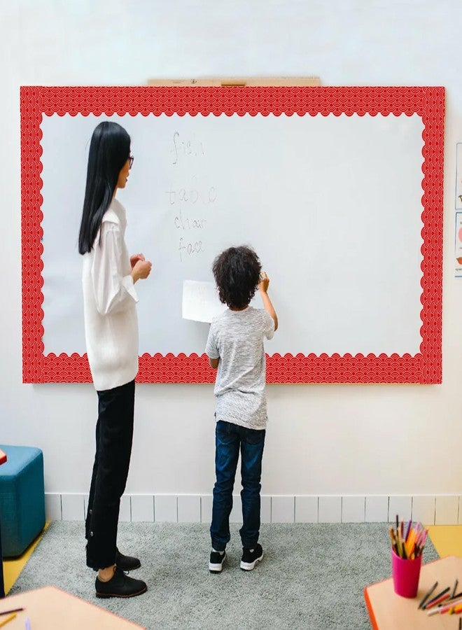 Lucleag 36 Ft Chinese New Year Bulletin Board Border Roll, Red 2026 Year of Horse Chinese New Year Board Border Trim for Lunar New Year School Classroom Office Bulletin Boards Decorations - Image 5
