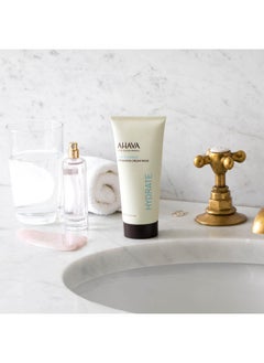 AHAVA AHAVA Hydration Cream Mask - Replenishes, Fights Dehydration, Calms & Enhances Smoothness, Enriched by Exclusive Dead Sea Osmoter & Mud, Pentavitin, Vitamin E, Shea Butter & Hyaluronic Acid 3.4 Fl.Oz  - Image 4