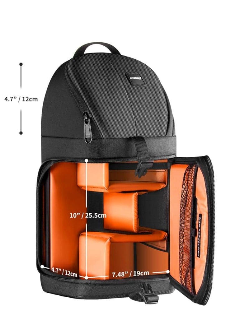 Neewer Professional Camera Sling Backpack for Nikon Canon Sony and Other DSLR and Lens, Tripod, Other Accessories, Waterproof and Anti-Tear Bag with Padded Partitions - Image 2