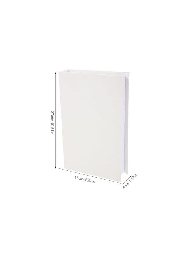 The Bros - 2pcs Fake Book Box Decorative Book Boxes Linen Fabric Faux Storage Book Book Shaped Boxes Fake Book Stack Models Containerfor Photography Props Shelf Decoration - Image 1