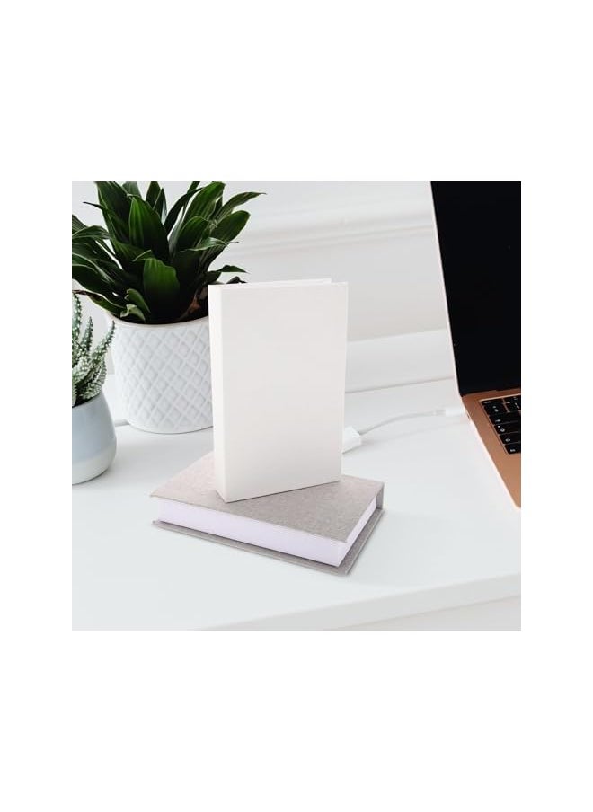 The Bros - 2pcs Fake Book Box Decorative Book Boxes Linen Fabric Faux Storage Book Book Shaped Boxes Fake Book Stack Models Containerfor Photography Props Shelf Decoration - Image 1