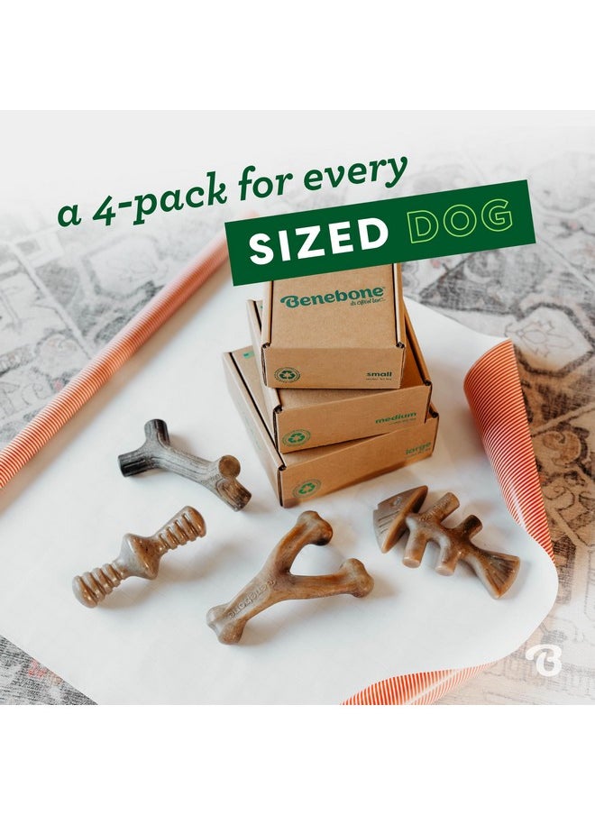 Benebone - Small 4-Pack Dog Chew Toys For Aggressive Chewers, Made In Usa, 30Lbs And Under - Image 1