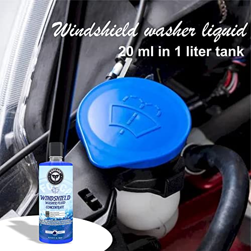 Foxcare Car Windshield Washer Fluid Concentrate 5 Liters | Wiper Fluid Glass Cleaner | 20ml Dilution Makes 1L | Streak-Free Cleaning Removes Dirt Bugs Oil | Auto Glass Care for Clear Visibility - Image 4