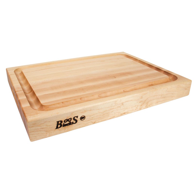 Boos Block John Boos Boos Block RABoard Series Large Reversible Wood Cutting Board 20 x 15 x 2 14 Maple 