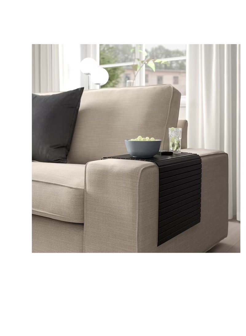 صينية مسند للذراعين ، سوداء - Image 2