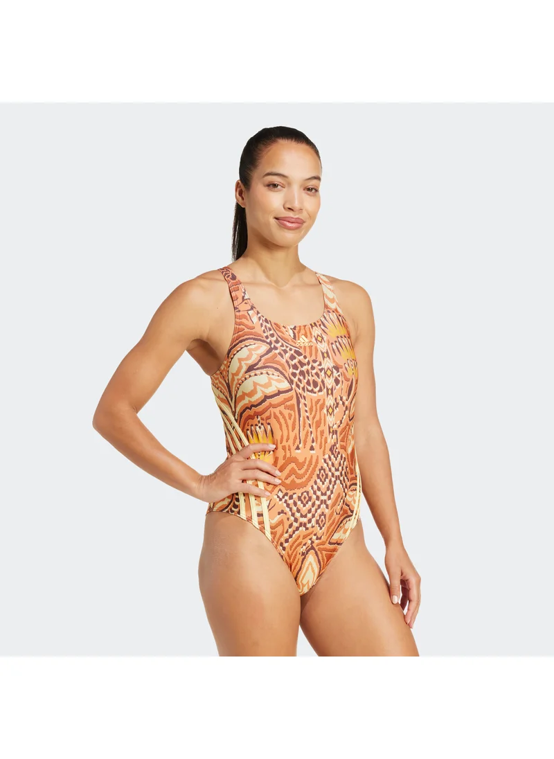 اديداس Adidas x Farm Swimsuit 3 stripes