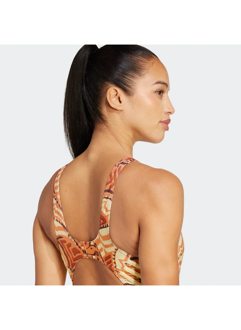 اديداس Adidas x Farm Swimsuit 3 stripes