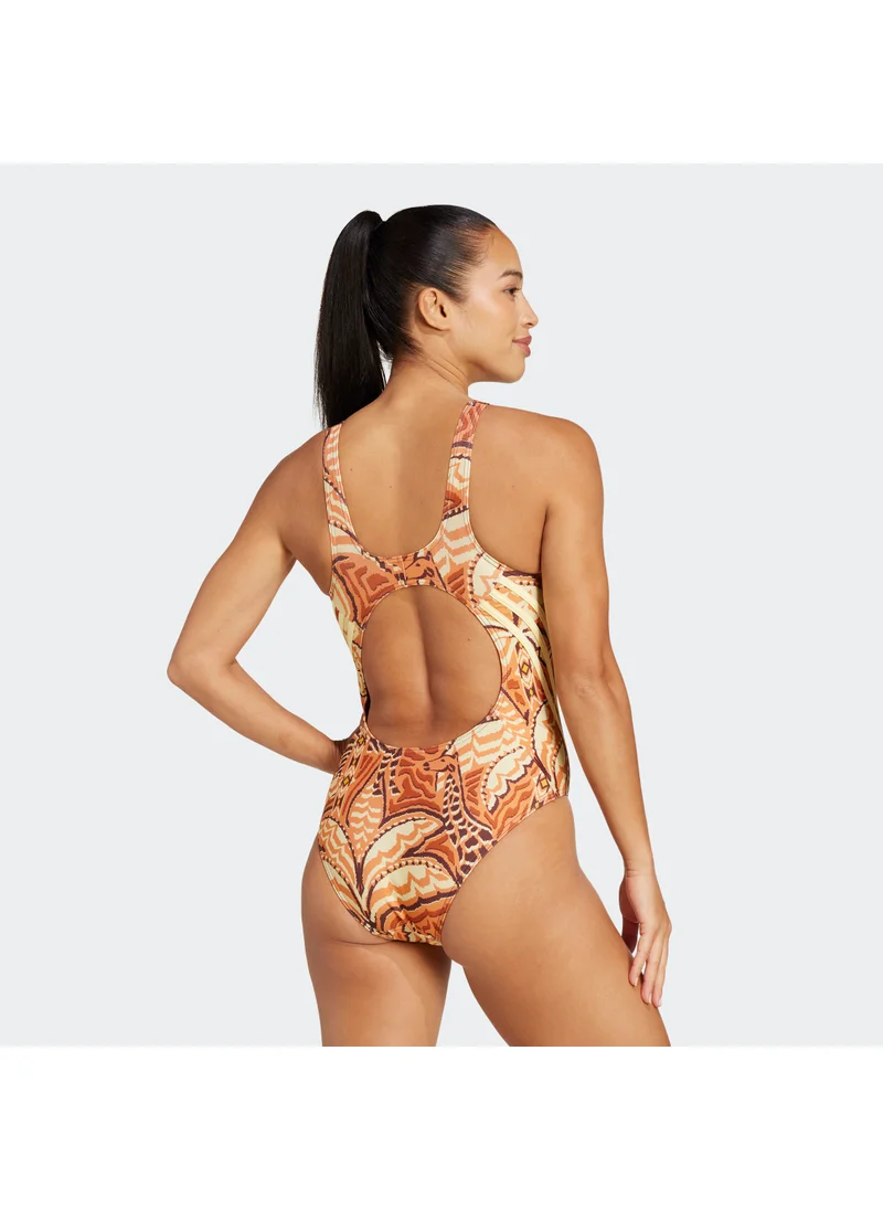 اديداس Adidas x Farm Swimsuit 3 stripes