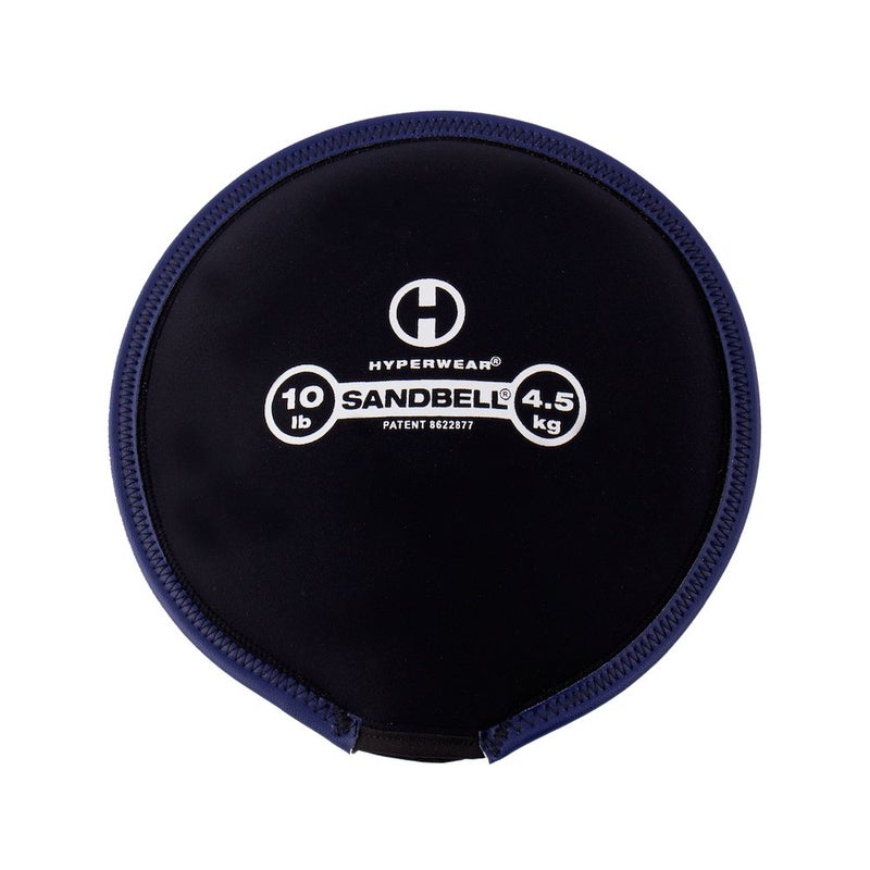 Hyperwear SandBellÂ® Soft Sandbag Weight â€“ Pre-Filled (10 lb â€“ Electric Blue) - Image 1