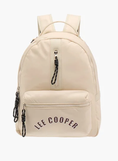 Lee Cooper Womens Logo Print Backpack With Adjustable Straps And Handle