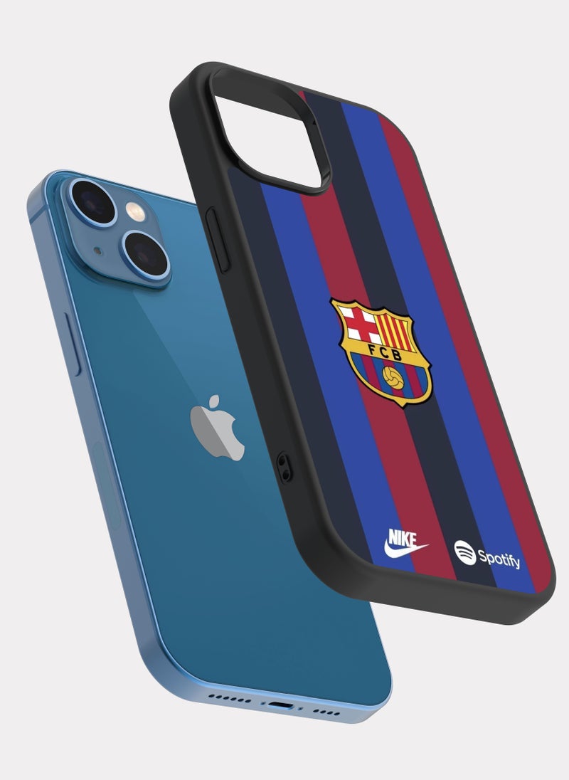 بكسلات كفر ايفون 13 شعار برشلونة احمر - Image 2