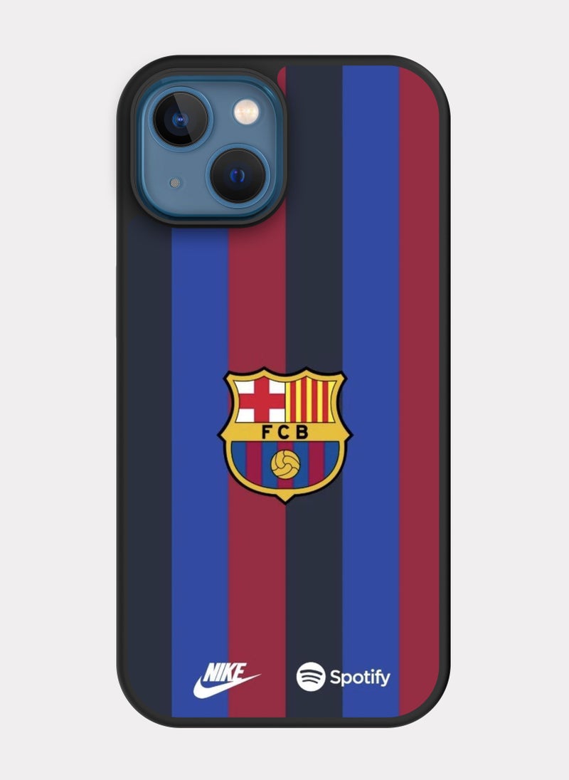 بكسلات كفر ايفون 13 شعار برشلونة احمر - Image 1