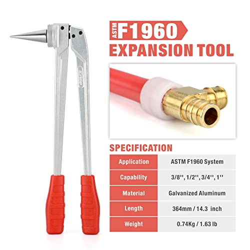 IWISS iCrimp F1960 PEXa Expansion Tool with PEX Pipe Cutter Expandder Heads38 12 34 1 for Expanding Uponor ProPex Type Expansion Rings - Image 3