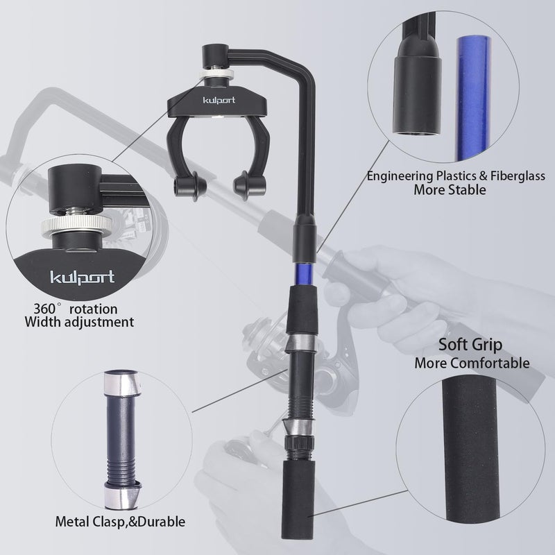 KULPORT Fishing Line Spooler, No Line Twist, Adjustable line Winder, Portable for Spinning & Casting and Trolling Reel - Image 4