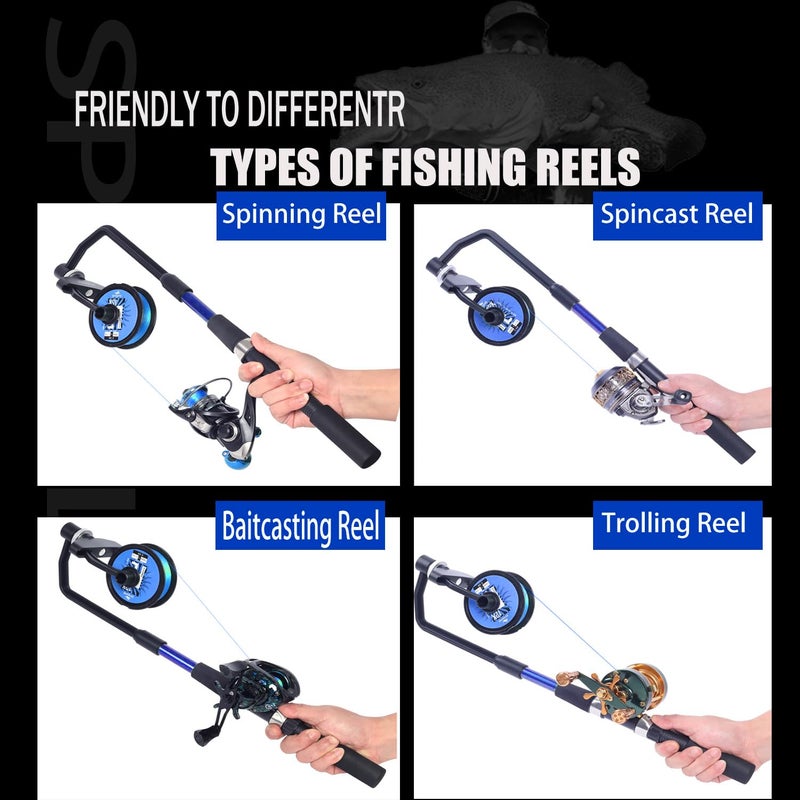 KULPORT Fishing Line Spooler, No Line Twist, Adjustable line Winder, Portable for Spinning & Casting and Trolling Reel - Image 3