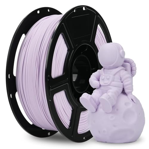 FLASHFORGE PLA Filament 1.75mm +/- 0.02mm, Matte Purple 3D Printer Filament 1kg (2.2lbs) Spool, Excellent Printing Performance, Easy to Use for Most FDM 3D Printers - Image 1