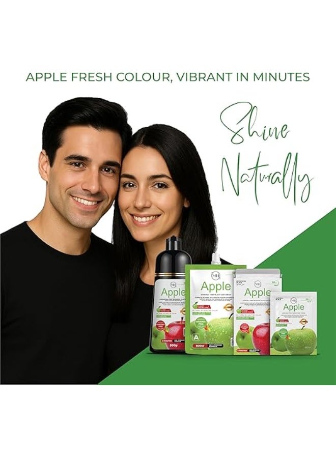 BSY Malano Apple Hair Color Natural Black – 10 X 30Ml - Image 4