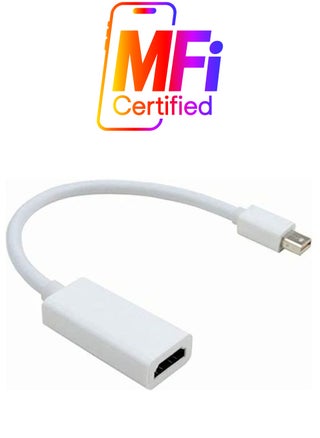 Thunderbolt Mini Displayport DP To HDMI Adapter White - pzsku/Z4E5ABDC8354872FCACBEZ/45/_/1738266894/bc46e8df-609e-43ea-b86c-f6b289798dd1