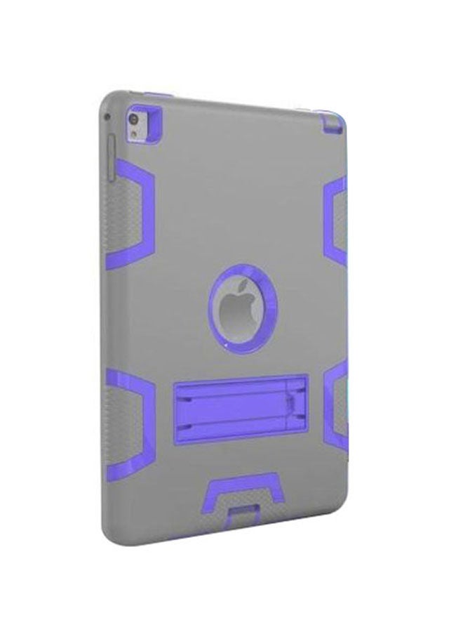 NIBEMINENT Shockproof Kickstand Hybrid Cover For Apple iPad 2/3/4 9.7-Inch Grey/Blue 