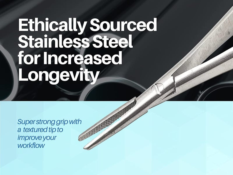 ARTMAN INSTRUMENTS 3 pcs Castroviejo Needle Holder 5.5 inches Straight with Lock | Dental Medical Ortho Surgical Needle Holder Locking | Veterinary Suture Restorative - Image 4