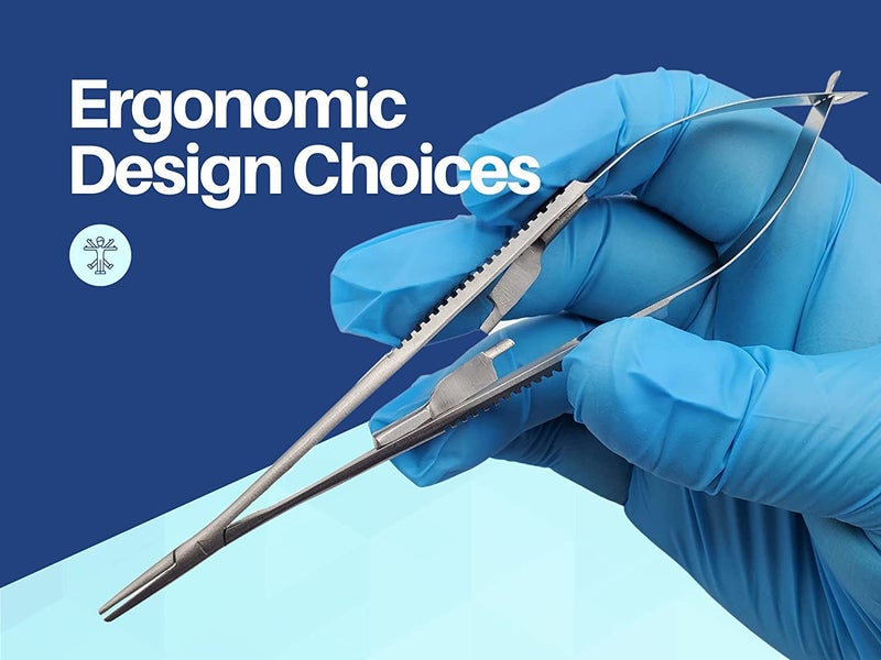 ARTMAN INSTRUMENTS 3 pcs Castroviejo Needle Holder 5.5 inches Straight with Lock | Dental Medical Ortho Surgical Needle Holder Locking | Veterinary Suture Restorative - Image 2