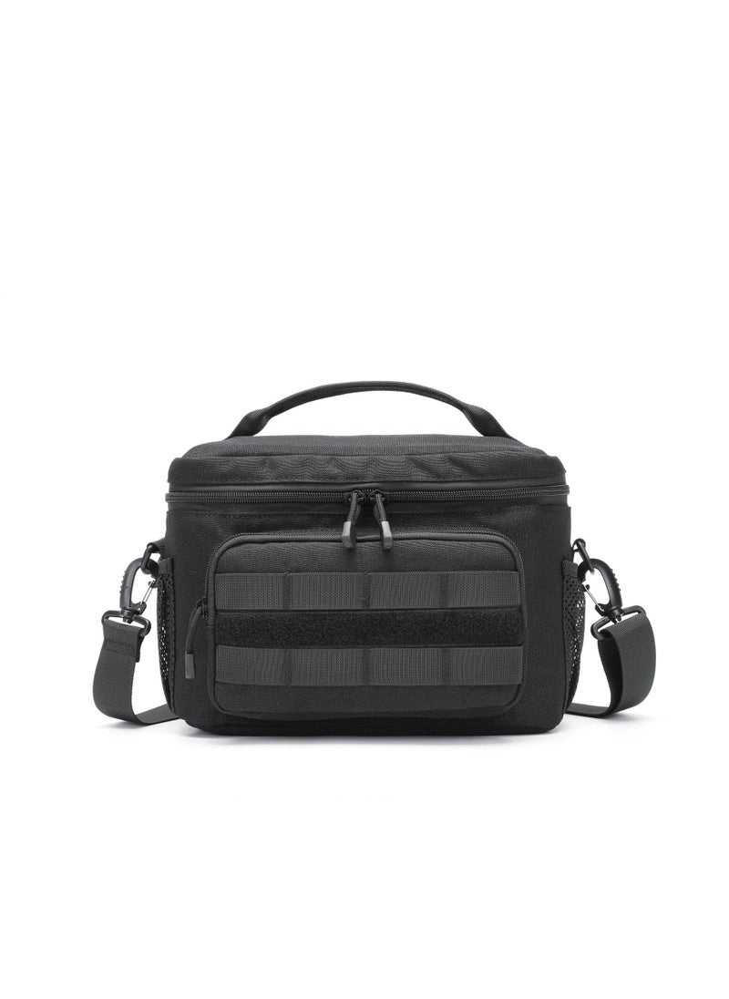 Generic New Large Camo Insulated Picnic Box Bag Black 