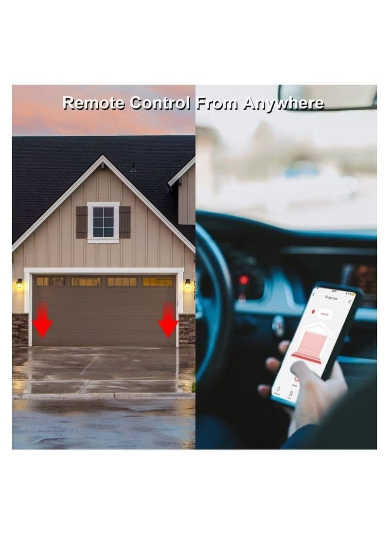 XiuWoo - Smart WiFi Switch Garage Door Opener Controller Work, WIFI, with Alexa Echo Google Home Smart Life/Tuya APP Control No Hub Required - Image 1