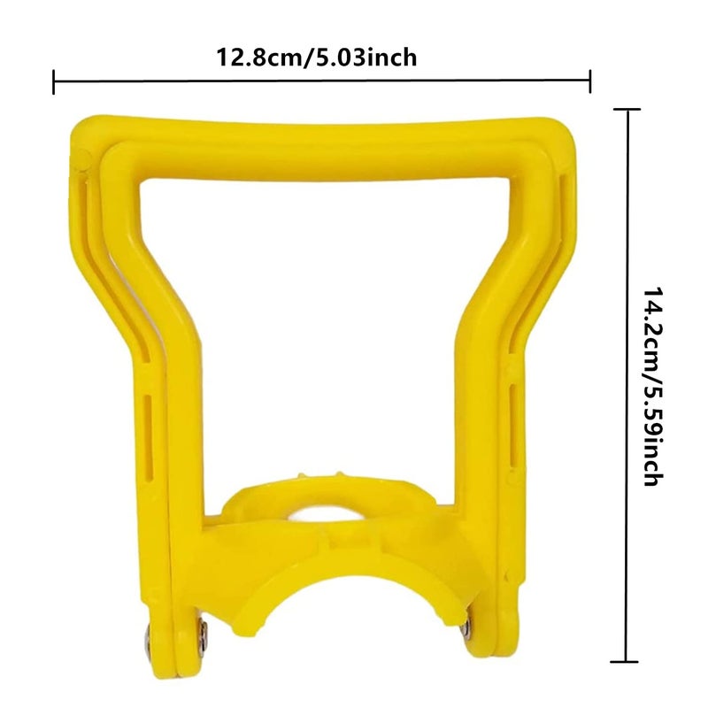 MERVK Multifunctional Advanced Ergonomic 5 Gallon Water Bottle Carrier, Fit 5 Gallon Bottle Caps, Lift with Handle (Blue&Yellow) - Image 3