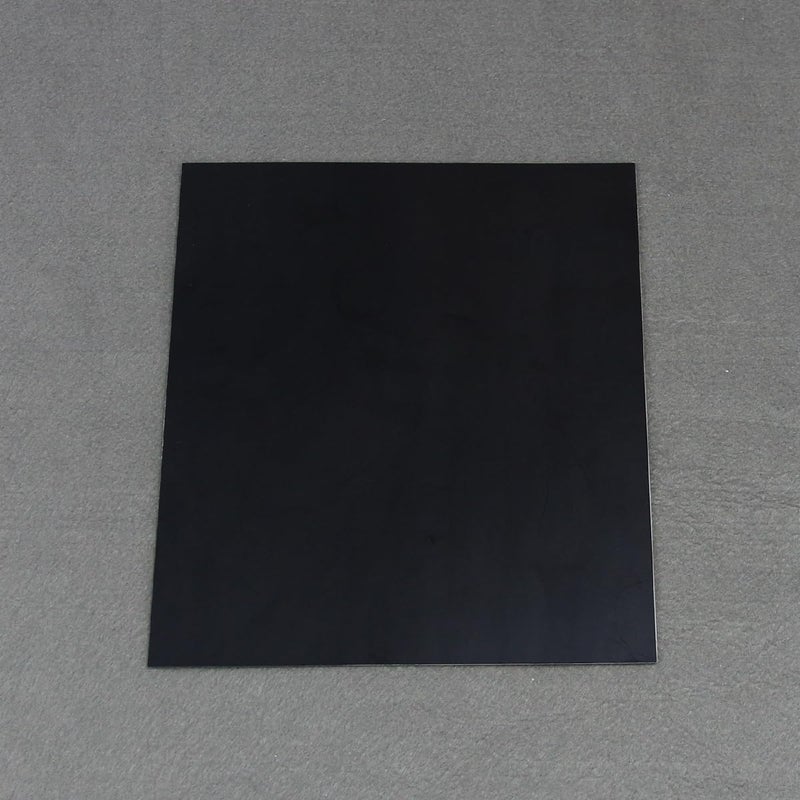 FLEOR 20x17cm Acoustic Pickguard Blank Material Self Adhesive Guitar Pick Guard Scratch Plate Sheet, Black - Image 4