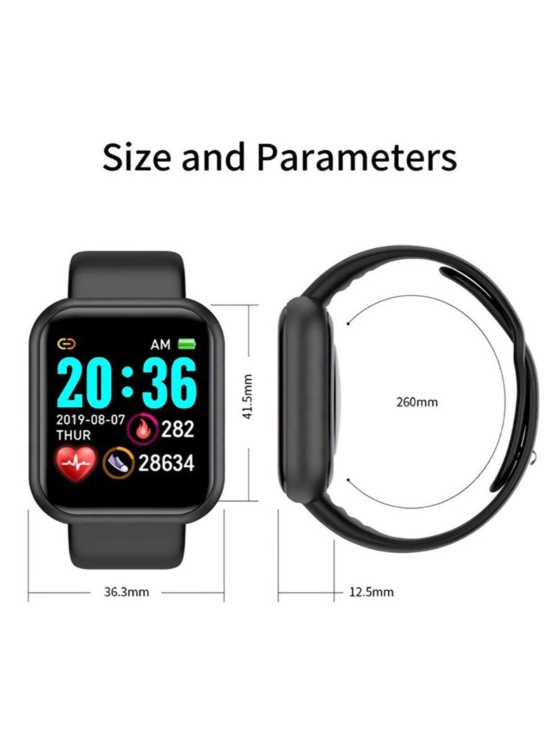 Captaintech Smart Watch, Fitness Tracker 1.44" Touch Screen Fitness Watch with Heart Rate Sleep Monitor, Blood Oxygen,Step Counter Smart Watch for Men Women Activity Trackers Smartwatch Sports for iOS Android - Image 4