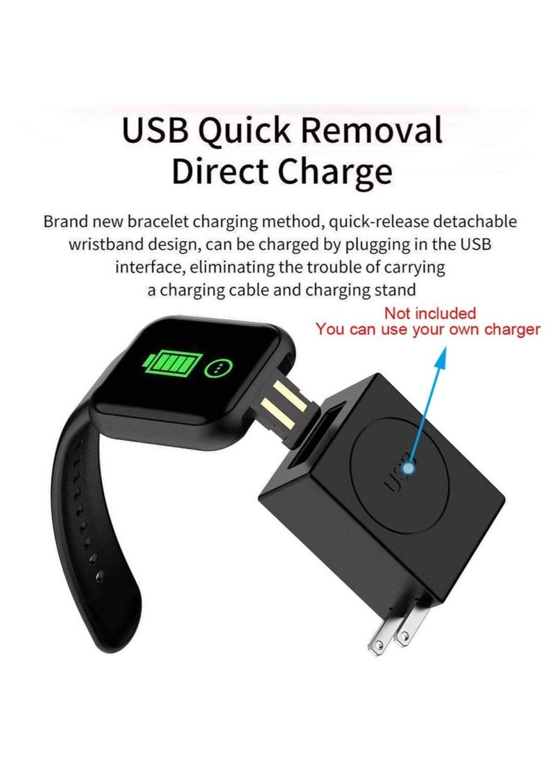 Captaintech Smart Watch, Fitness Tracker 1.44" Touch Screen Fitness Watch with Heart Rate Sleep Monitor, Blood Oxygen,Step Counter Smart Watch for Men Women Activity Trackers Smartwatch Sports for iOS Android - Image 3