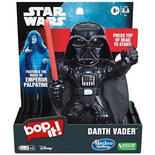 HASBRO - GAMING Bop It Star Wars Darth Vader Edition Game Features The Voice of Emperor Palpatine Game for 1 or More Players Ages 8 and Up - Image 1