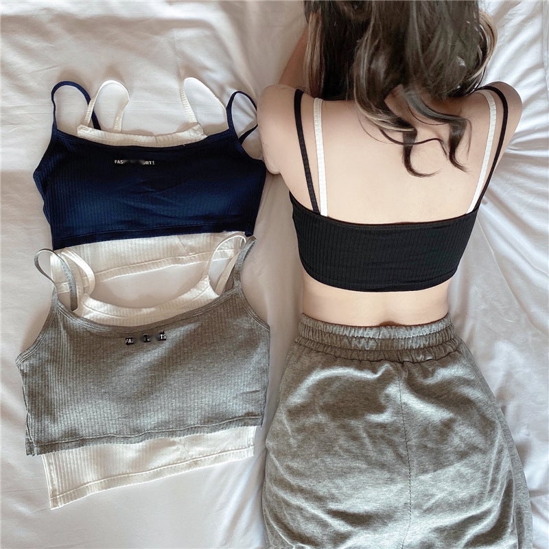 200 Jin Women's Backless Sling Sexy Casual Base Vest for Fat Girls Slim Top Women - Image 4