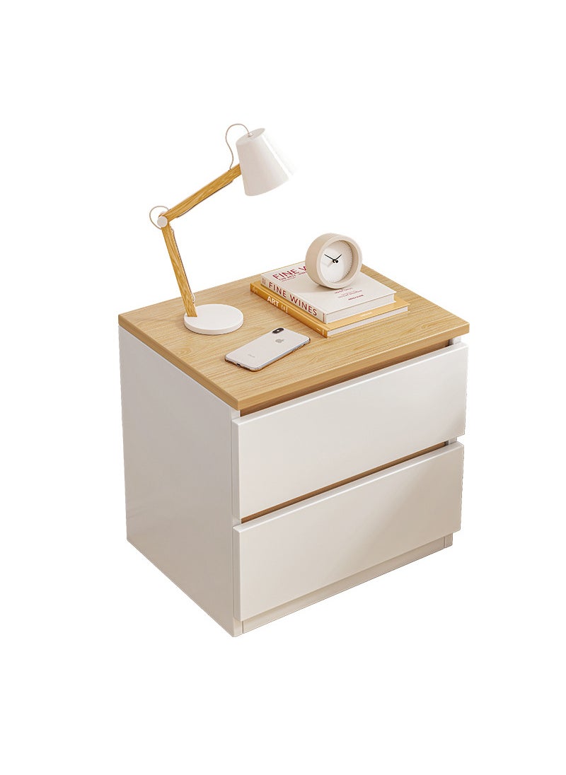 Sharpdo Bedroom Bedside Table, Simple Modern  Nightstands, Minimalist Multi-function Light Luxury Style Bedside Storage Small Cabinet  - Image 2