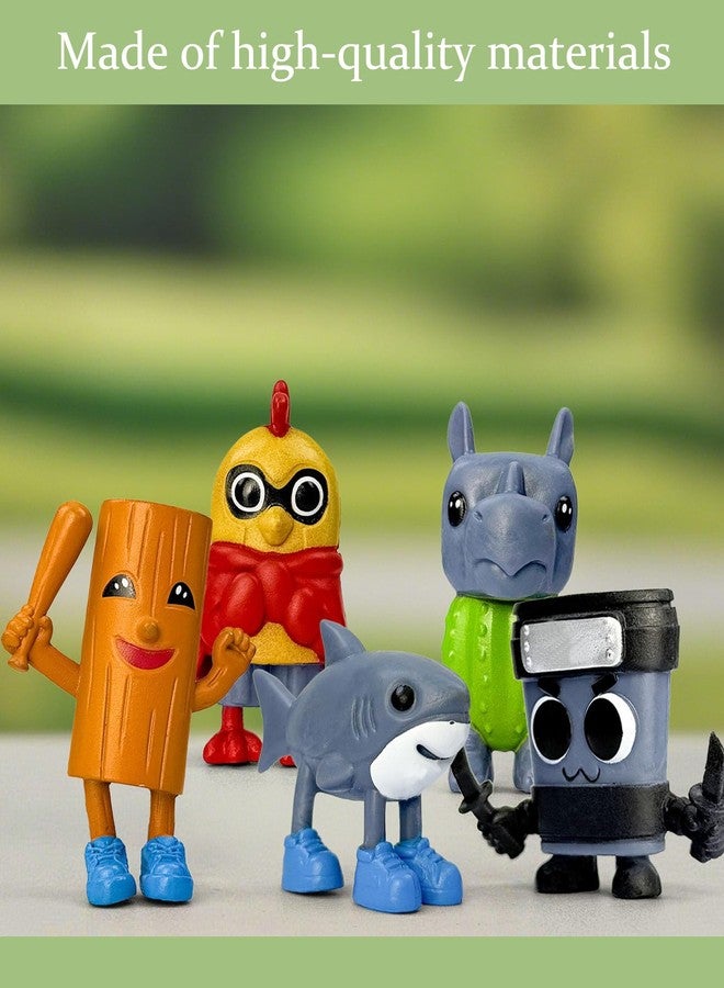 مجموعة ألعاب "برينروت" الإيطالية المكونة من 8 قطع، ألعاب "برينروت" الإيطالية الناعمة، ألعاب "برينروت" الإيطالية الثقافية للعرض المنزلي، لعبة "تونغ تونغ تونغ ساهور" مناسبة لعشاق الأساطير وهواة جمعها - Image 3