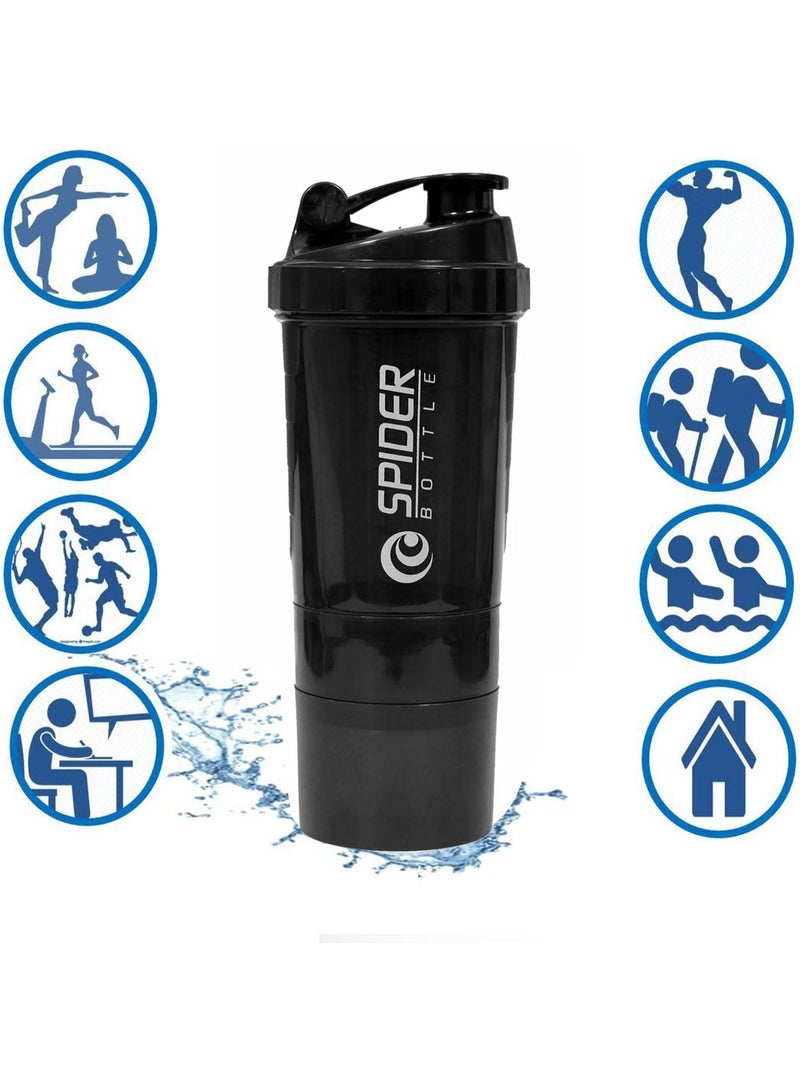 SPIDER Sports Protein Cup with Mixing Ball for Gym, Fitness, and Pre/Post Workout Drinks –  Durable Blender Bottle - Image 3