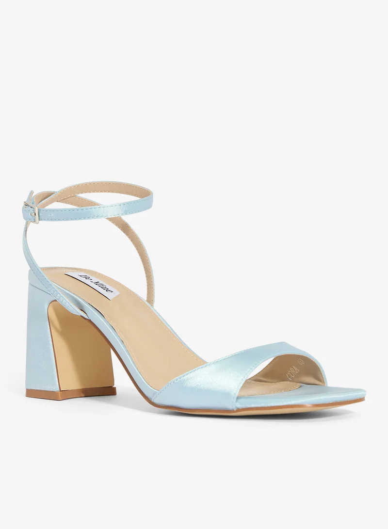 BE MINE Cora Ankle Strap Heeled Sandals