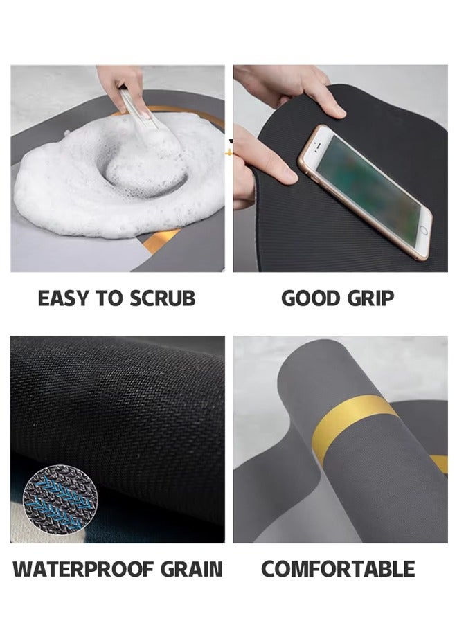 حصيرة قهوة، حصيرة طاولة، حصيرة تجفيف ماكينة القهوة، قاعدة مطاطية مانعة للانزلاق، حصيرة سريعة الجفاف، حصيرة أكواب قهوة، حصيرة أكواب قهوة، حصيرة بار قهوة، حصيرة مطبخ، لماكينة القهوة، المطبخ، الحوض، أدوات المائدةبساط تنشيف مفرش سيلكون - Image 3