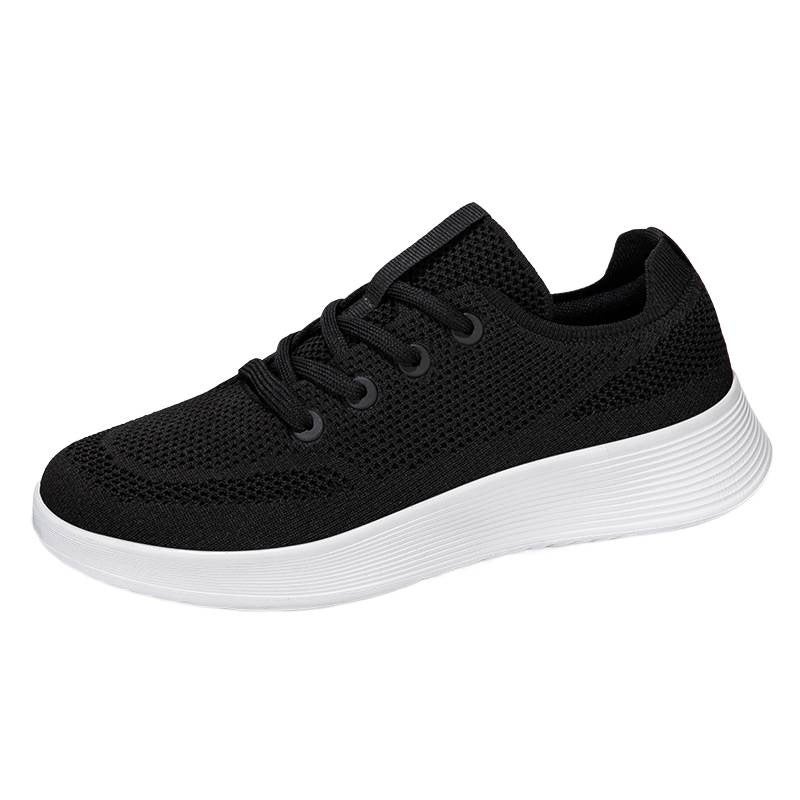 Unisex Breathable Mesh Lace-up Running Shoes - Image 4