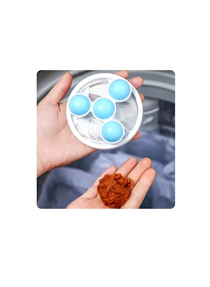 OASIS-TH 3 PCS Home Floating Lint Hair Catcher Mesh Pouch Washing Machine Laundry Filter Bag  - Image 5