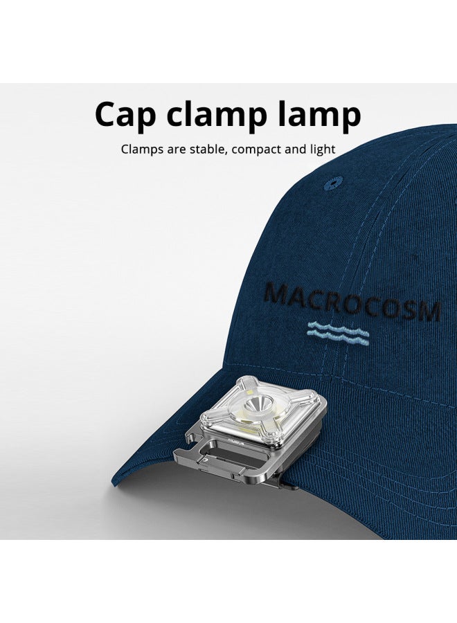 Multi-function Key Chain Lamp Mini Bright Cap Clip Lamp Outdoor Emergency Work Lamp Head Wearing Flashlight Headlamp-Product Specifications:Old Style (headless Rope)  - Image 3