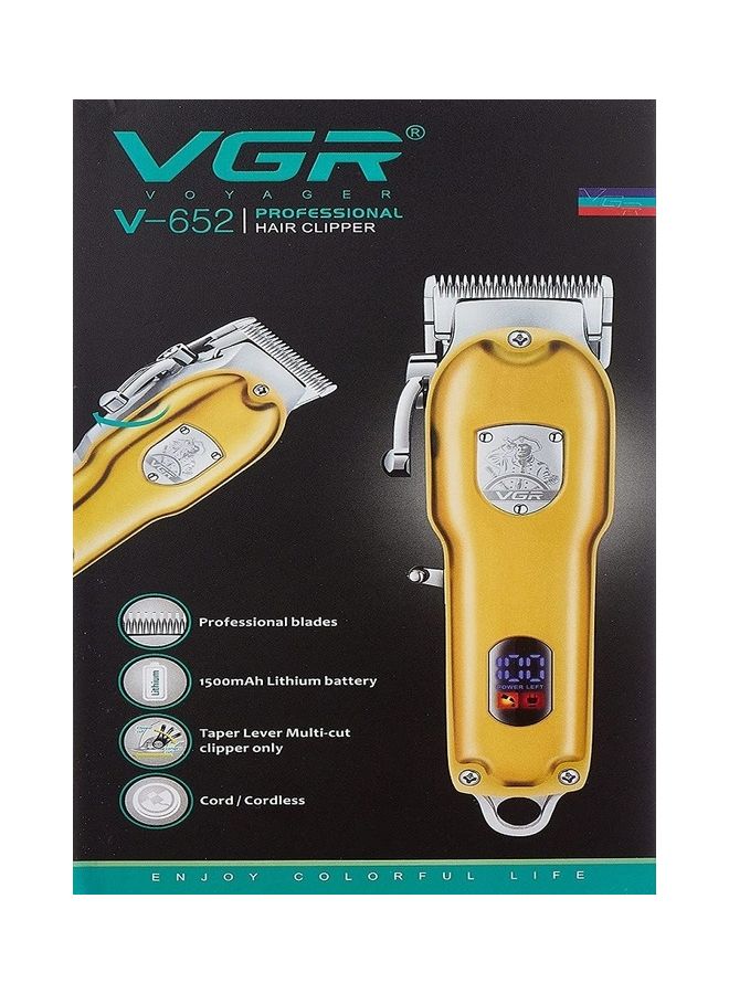 VGR V-652 Professional Hair Trimmer Multicolor - Image 3